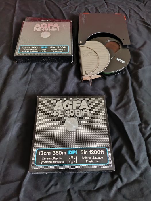 Agfa Pe49 Hi-fi 13cm 360m 5in 1200ft NOS.