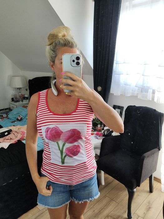 Bluzka na naramkach roz.L/XL