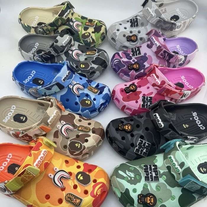 Crocs Bape | Крокси | Тапки