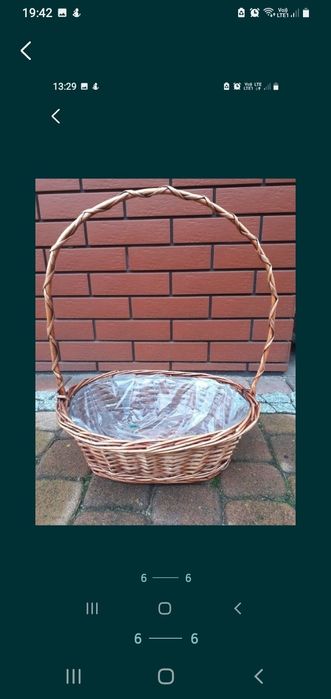 Koszyk do kwiatów lub słodyczy