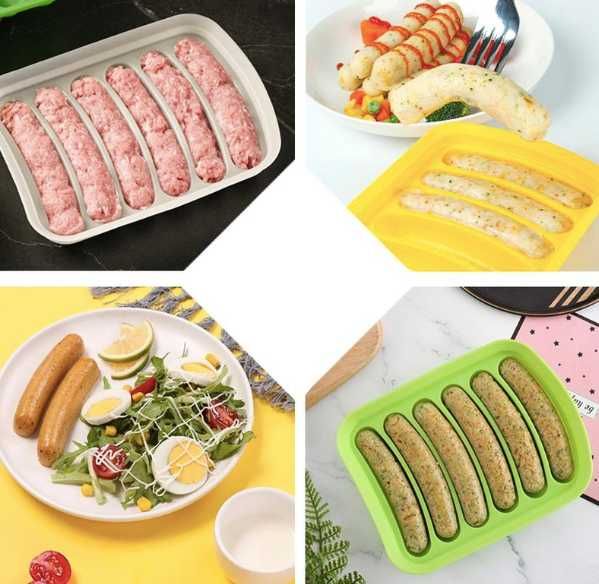 Форма силіконова для приготування та запікання сосисок