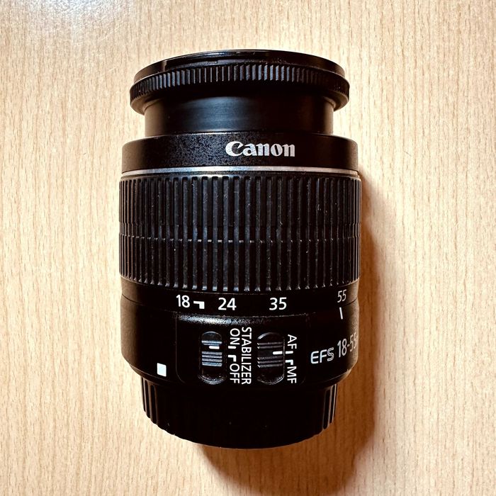 Lente EFS Canon 18-55 mm f/3.5-5.6 Lens