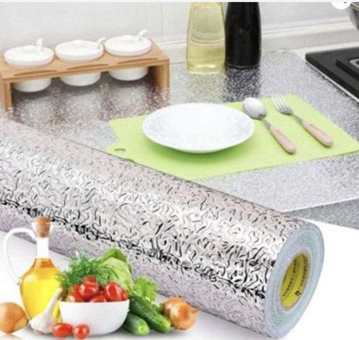 Самоклеющаяся водонепроницаемая алюмин фольга кухня поверх 60см*2 3 5м