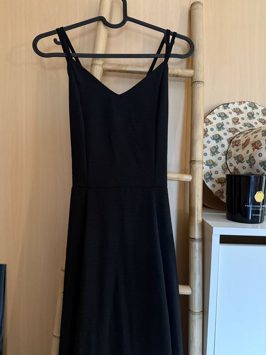 Vestido comprido preto