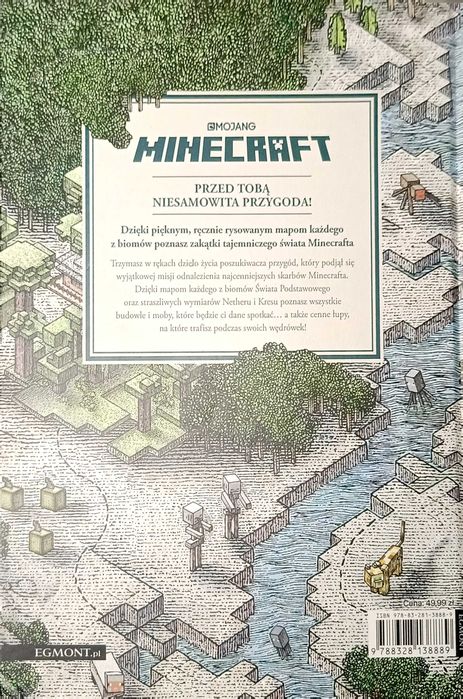 Minecraft Mapy książka