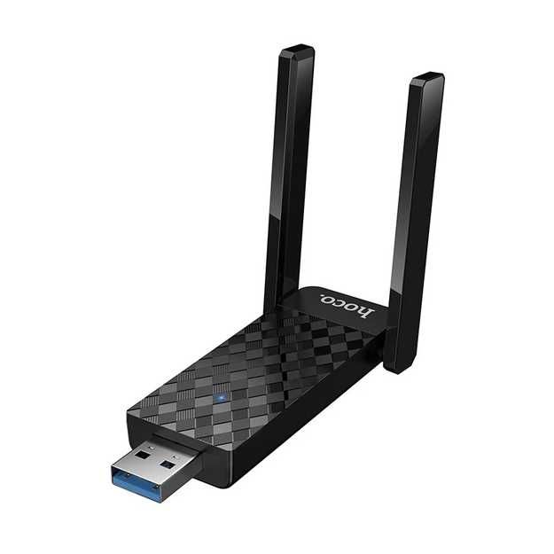 WiFi адаптер HOCO HI34 USB WiFi 6 дводіапазонний 2.4/5 GHz