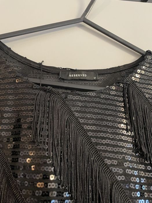 Glitter top bluzka sylwester