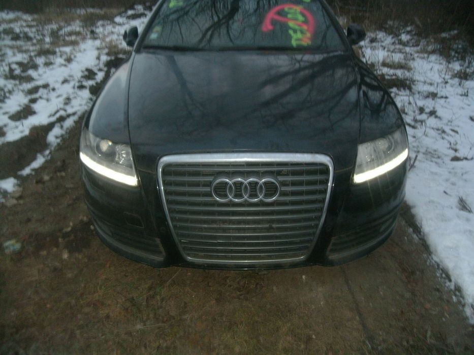 audi a6 c6 lift maska xenon zderzak pas chlodnice przod komplet lz9y