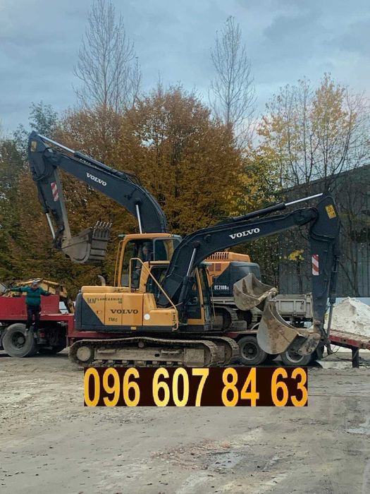 послуги оренда екскаватора гідромолота міні екскаватора ямобур бур