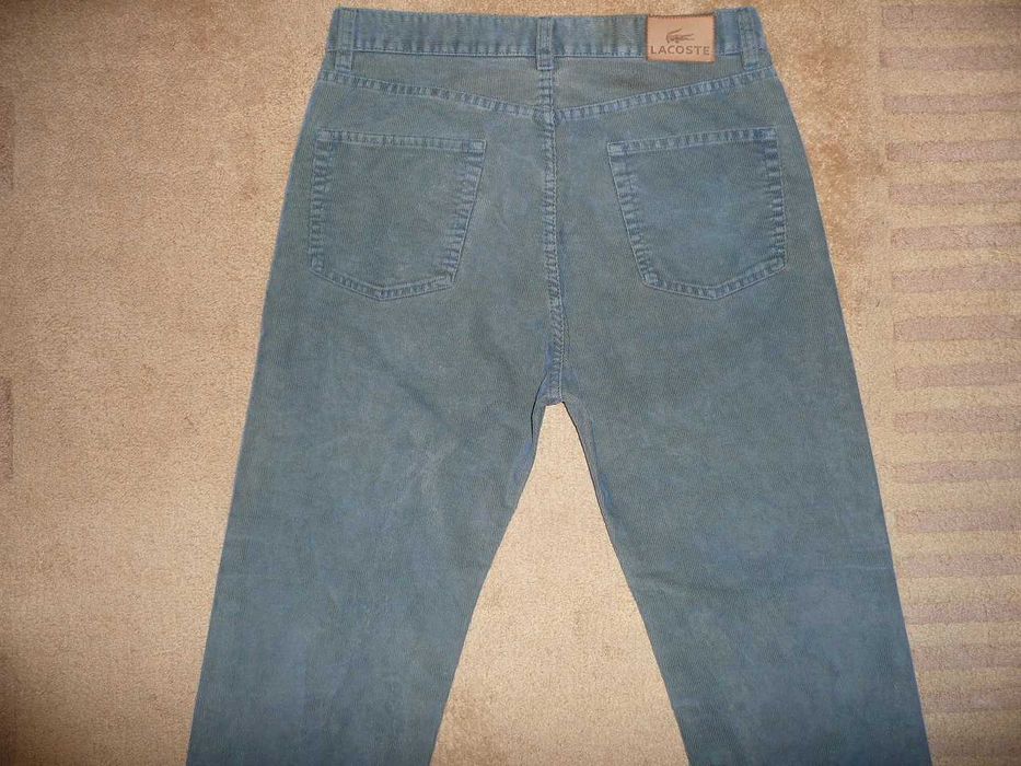 Spodnie sztruksowe LACOSTE W34/L34=43,5/112cm