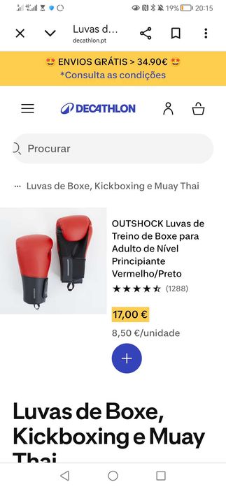 Luvas de treino de box (como novo) para Adulto/Adolescente + ligaduras