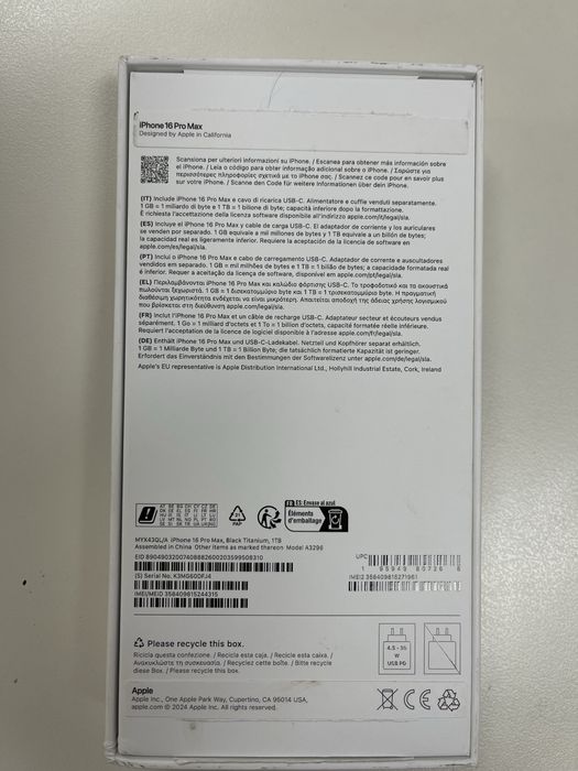IPhone 16 Pro Max 1 Tb Não Aceito Troca