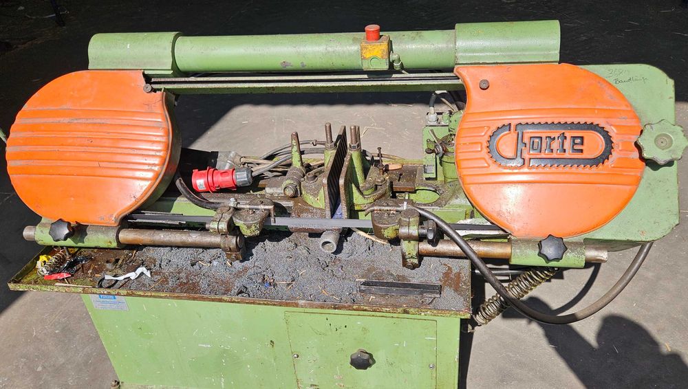 Piła taśmowa przecinarka do cięcia metalu taśmówka Forte F250 ( Bauer, Heska Jaespa meba)