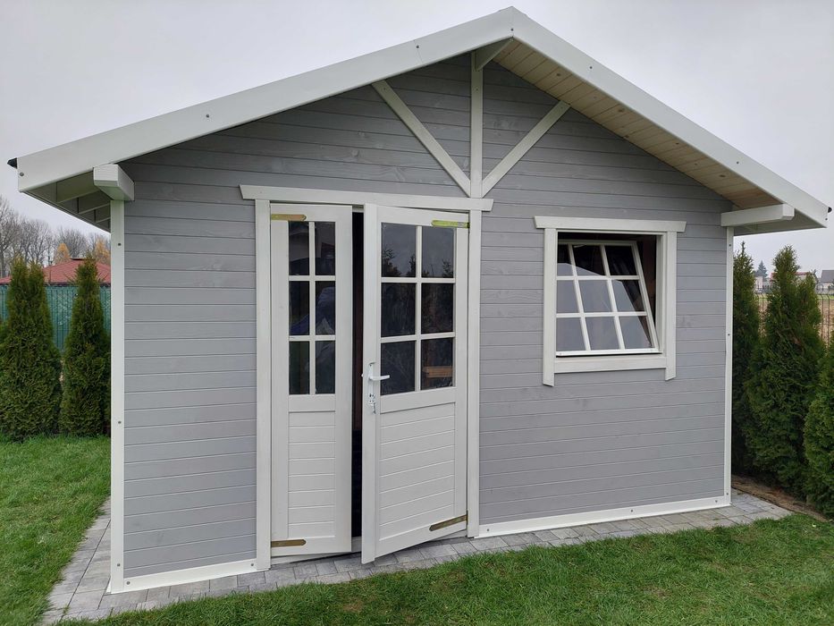 Domek narzędziowy. Garaż. Drewutnia. Wiata.  Dowolne kolory z montażem