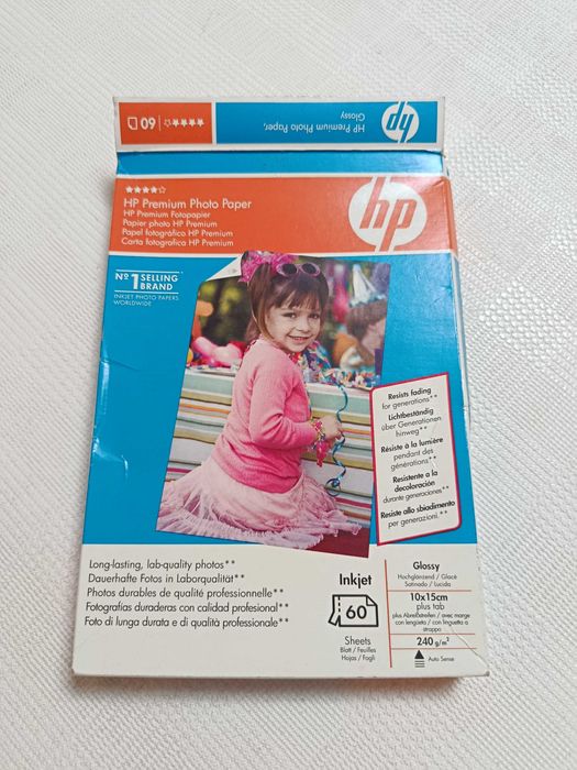 Papel Fotográfico HP 10x15cm Glossy
