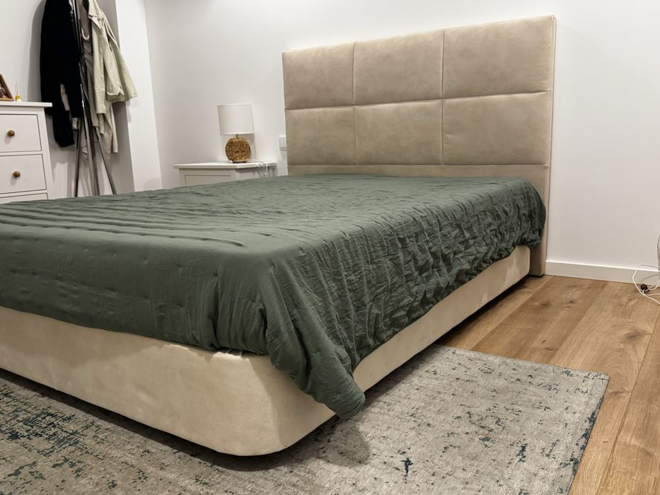 Sommier + Cabeceira + colchão