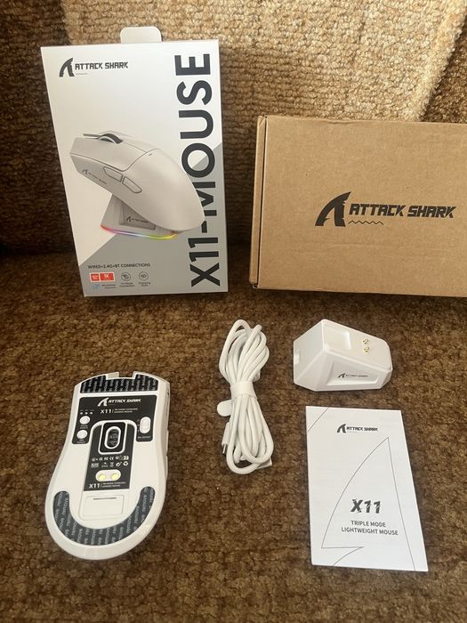 В наявності! Нова Attack shark X11 ігрова компʼютерна мишка