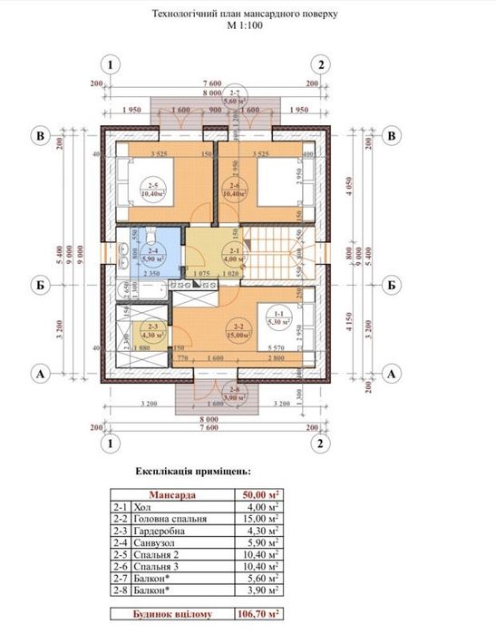 Продаж будинку 110 м.кв., ділянка 5 сот