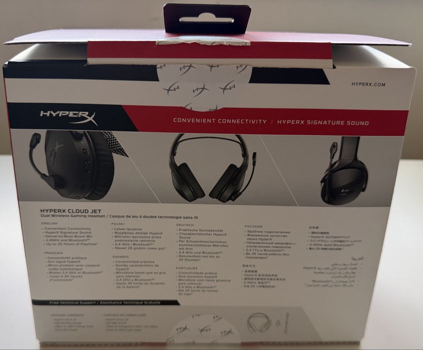 HyperX Cloud Jet Dual Wireless – Como Novos