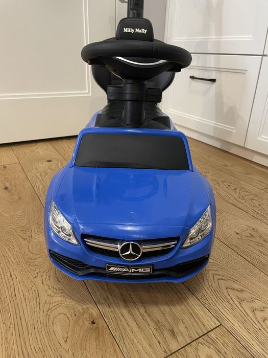 Jeździk Auto Pchacz Mercedes AMG dla dziecka 4w1 z rączką Icoon autko