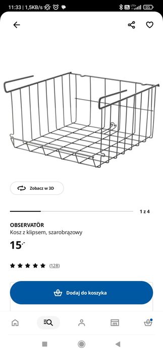 Kosze obserwator Ikea 4szt