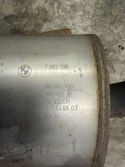 Panela de escape Bmw original