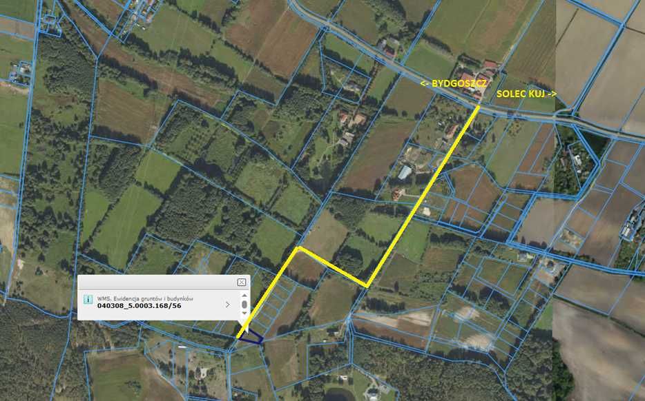 Działka budowlana 1001 m2- Otorowo gm. Solec Kujawski