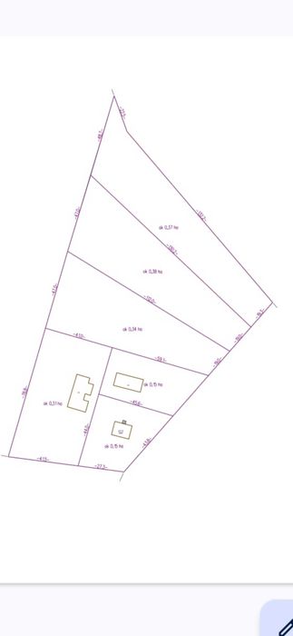 Działka pod zabudowę 3400m2 - Janina gm. Busko-Zdrój