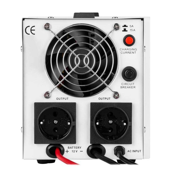 ДБЖ з правильною синусоїдою 12V LPL-PSW-500VA+ (350Вт) 5A/15A