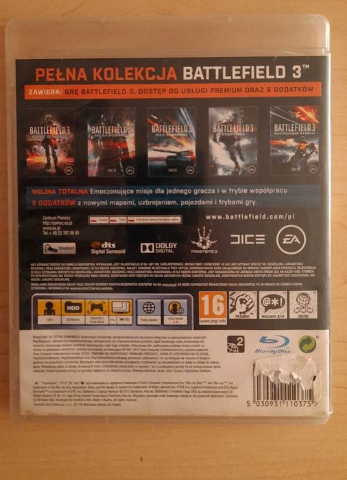 gra BATTLEFIELD 3 premium edition ps3