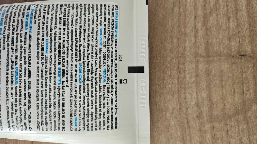 Lipikar Baume AP+M 200 ml emolient