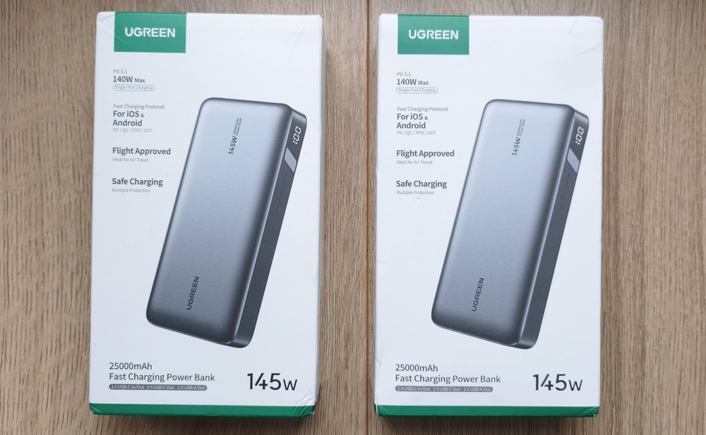 Павербанк UGREEN 145W 25000 mAh (PB205). Новий