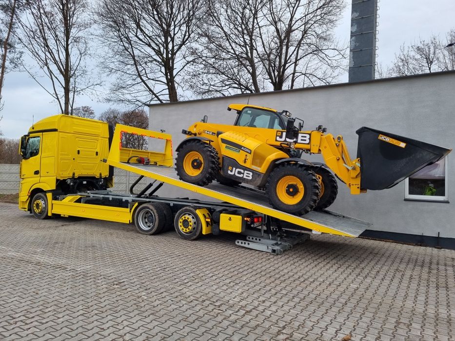 TRANSPORT LAWETA Koparki Ładowarki Wózki Widłowe Maszyny  Sam. Ciężarowe JCB