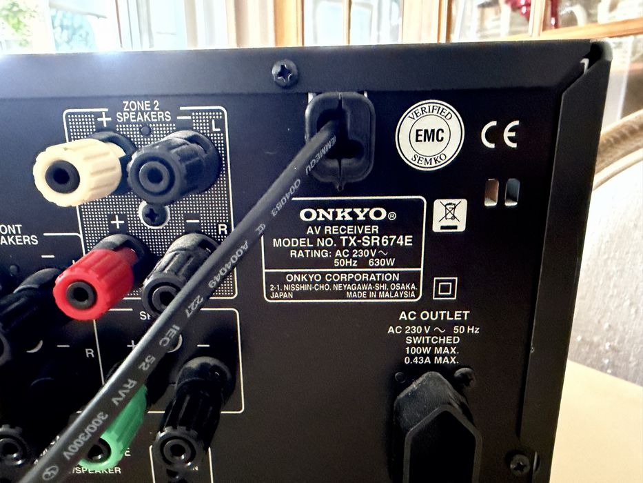 Amplificador onkyo thx impecável cinema em casa