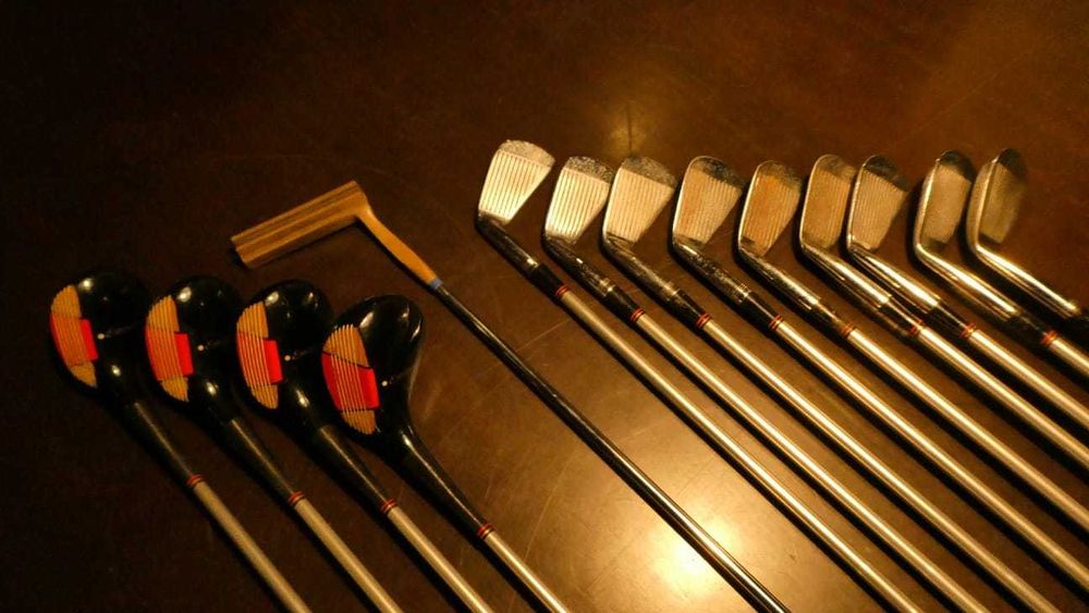 Tacos de Golfe Vintage | Marca "Spalding" | Modelo: "Executive"