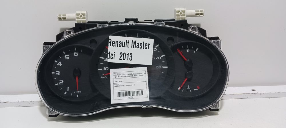 Quadrante / painel de instrumentos RENAULT Master III Combi (JV)