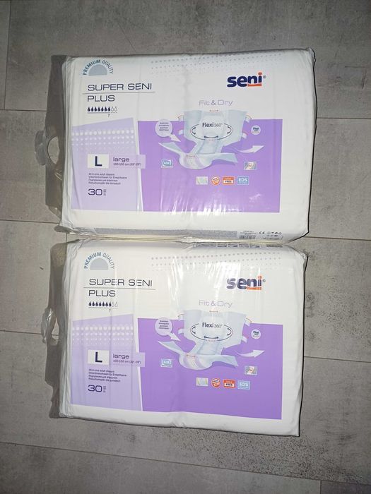 Pampersy Seni rozmiar l 60szt