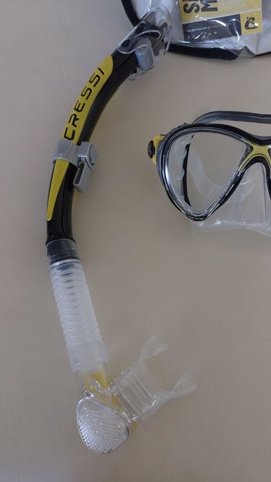 Cressi Big eyes Evolution + Alpha Ultra dry conjunto de mergulho