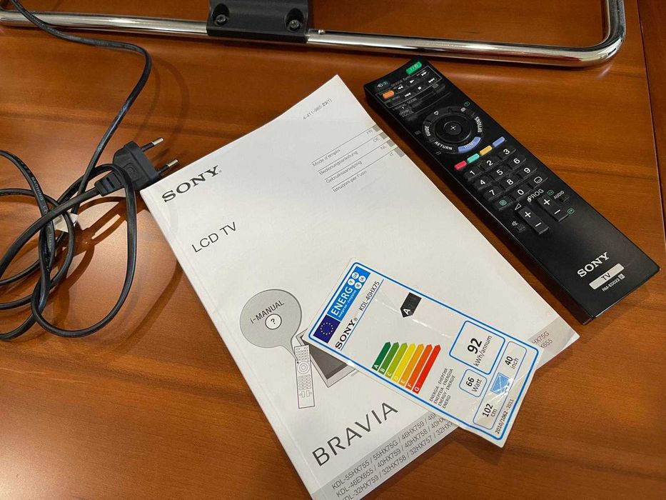 LCD TV Sony Bravia KDL 40HX755 102cm 40polegadas