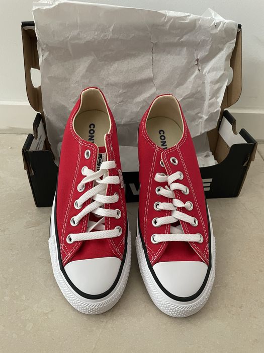 Converse all stars vermelhas 37
