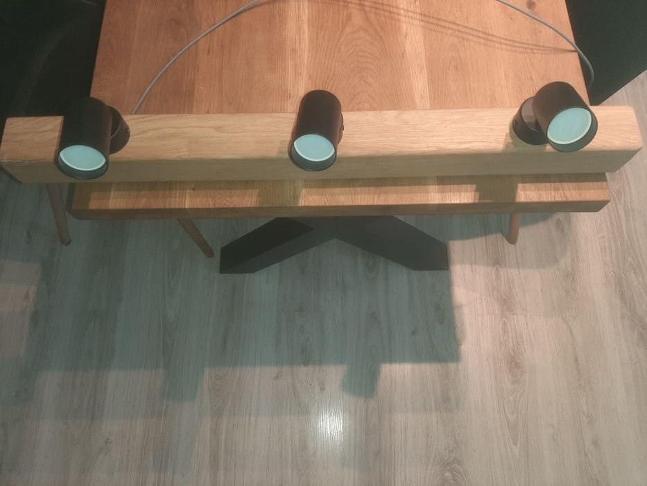 Lampa z belki dębowej