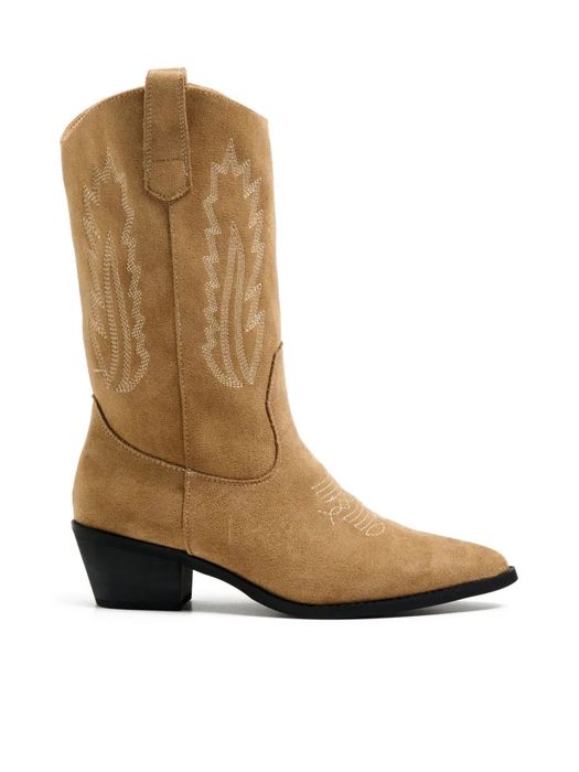 Сапоги женские казаки бежевые новые | трендовые сапоги 36-40