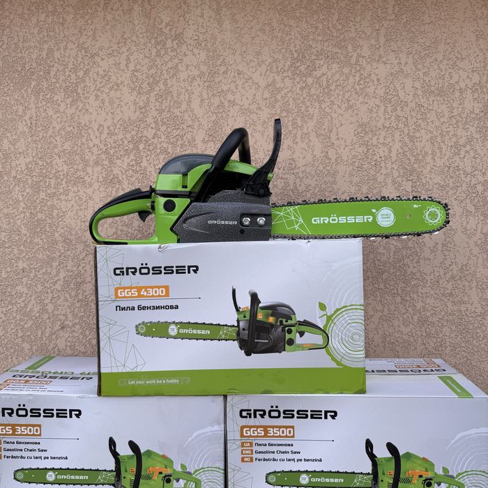 Потужна бензопила Grosser GGS 4300