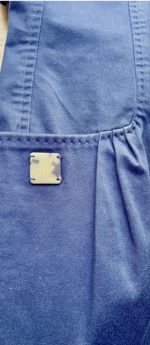 Vestido azul marinho Carolina Herrera