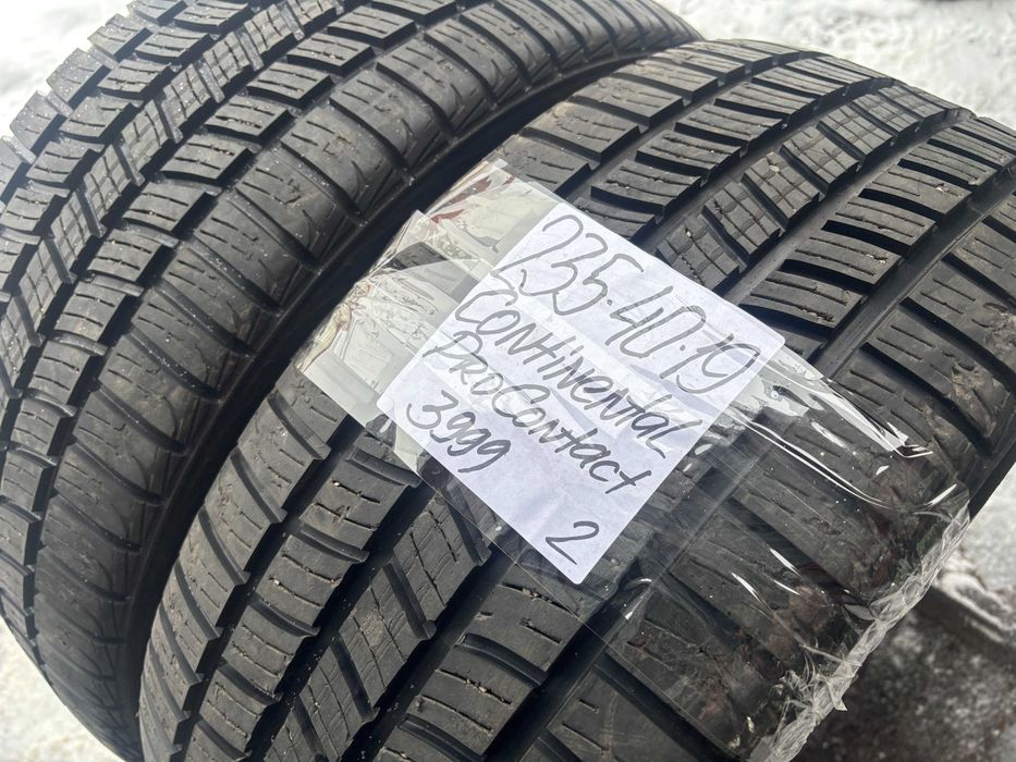 235-40-R19 CONTINENTAL PROCONTACT 2штуки зимняя резина GERMANY 2024