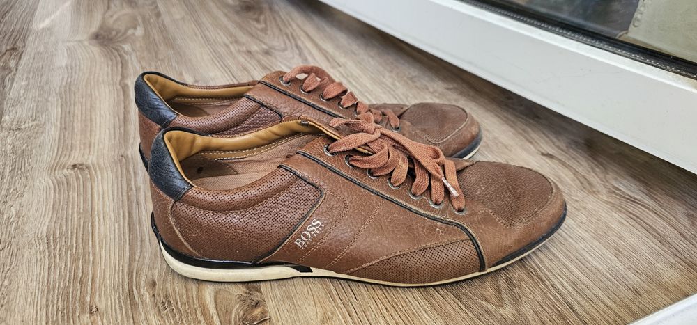 Boss buty skórzane męskie rozmiar 42 wkładka 28,5cm używane