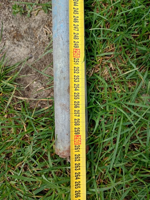 Drabina solidna metalowa 260cm