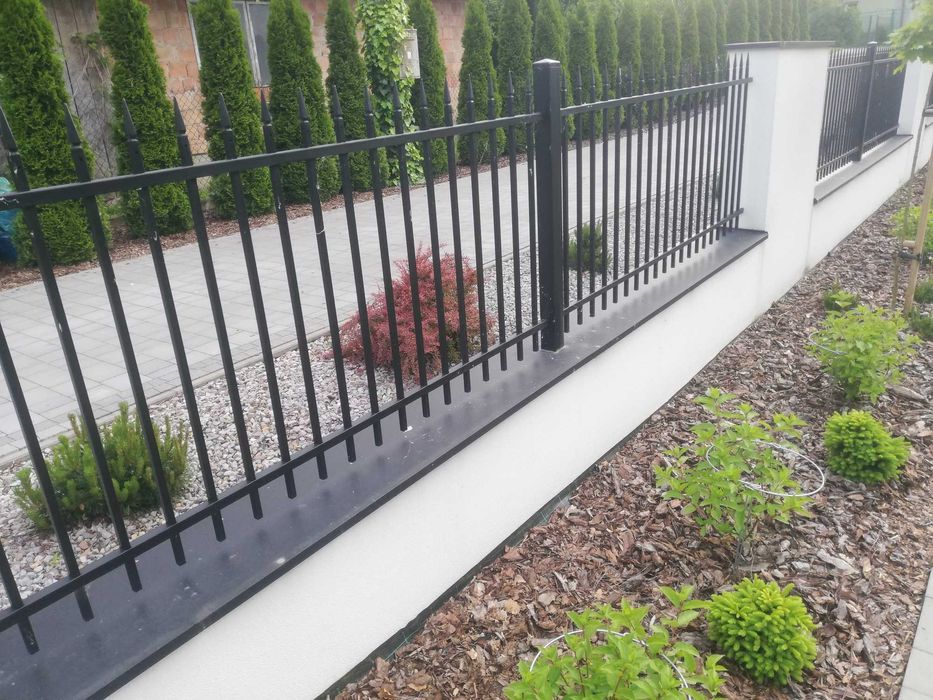 blacha na ogrodzenie, parapet