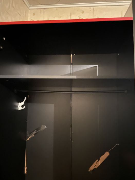 Шафа розпашна 2 полиці шкаф