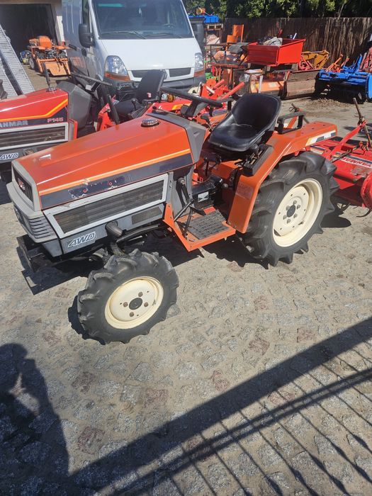 Yanmar FF165D 4x4 glebogryzarka zestaw mini traktorek ogrodniczy japoński Iseki  Mitsubishi f155 f145 f165hako deutz
